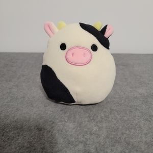 5" Connor OG Box Set Kellytoy Squishmallow Cow VHTF Rare EUC